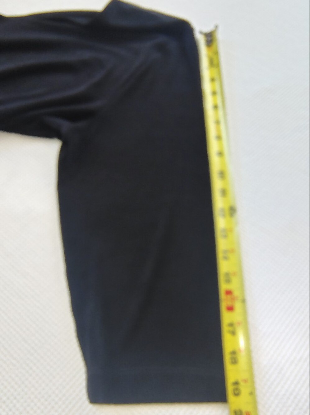 Chico's Black V-Neck Long Sleeve Tunic Top Size 4 (20 - 22) - Picture 6 of 10